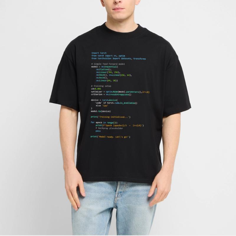 Programmer Humor - Developer Logic and Technology Stanley/Stella Oversized Unisex Organic T-shirt Blaster 2.0