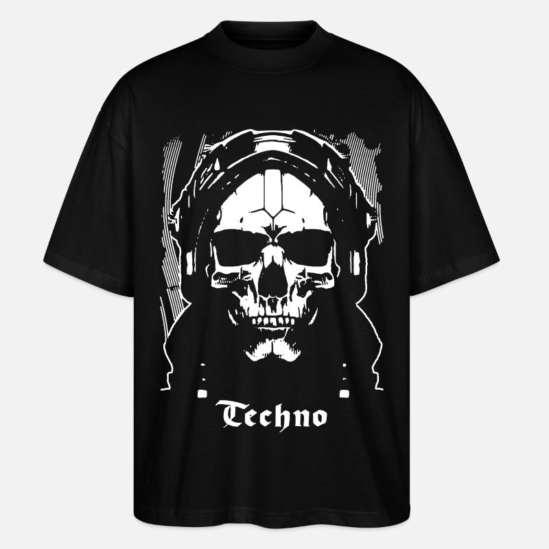 Techno - Stanley/Stella Oversized Unisex Organic T-shirt Blaster 2.0 - black