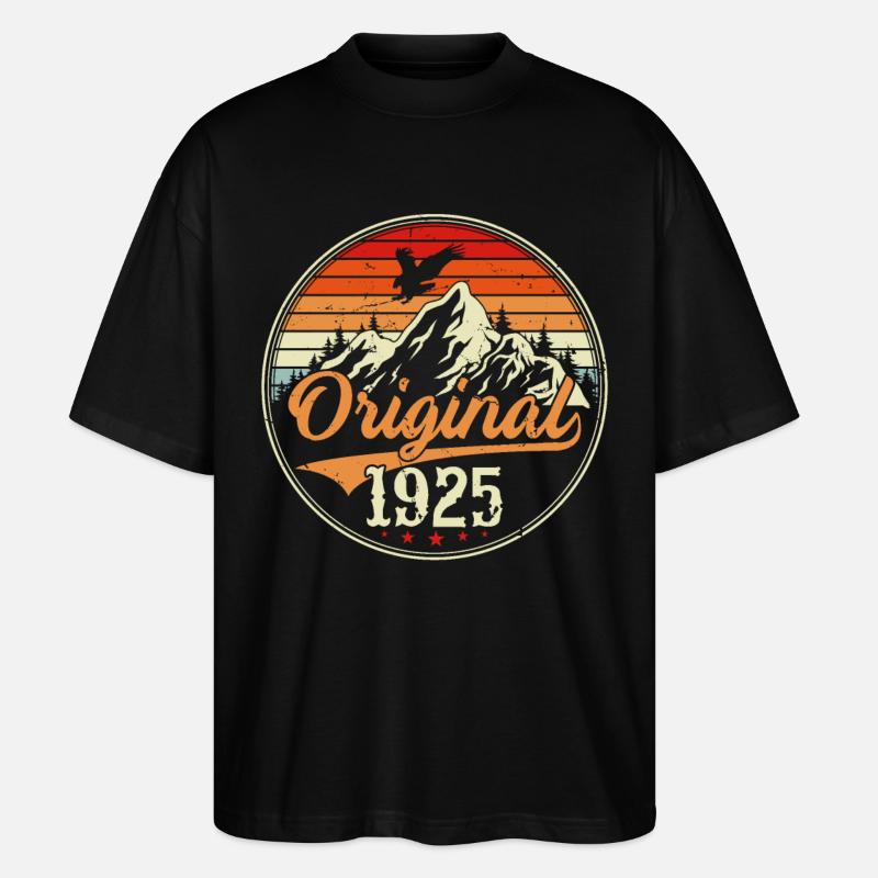 Original 1925 - Stanley/Stella Oversized Unisex Bio T-Shirt Blaster 2.0 - Schwarz