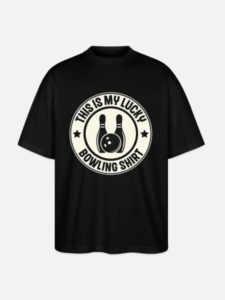 Bowling - Stanley/Stella Oversized Unisex Organic T-shirt Blaster 2.0 - black