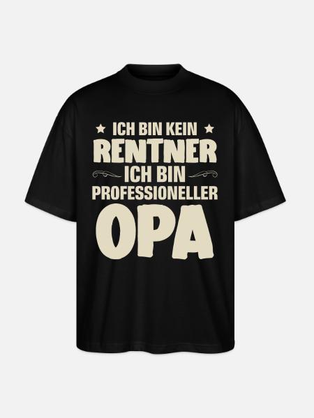 Opa - Stanley/Stella Oversized Unisex Bio T-Shirt Blaster 2.0 - Schwarz