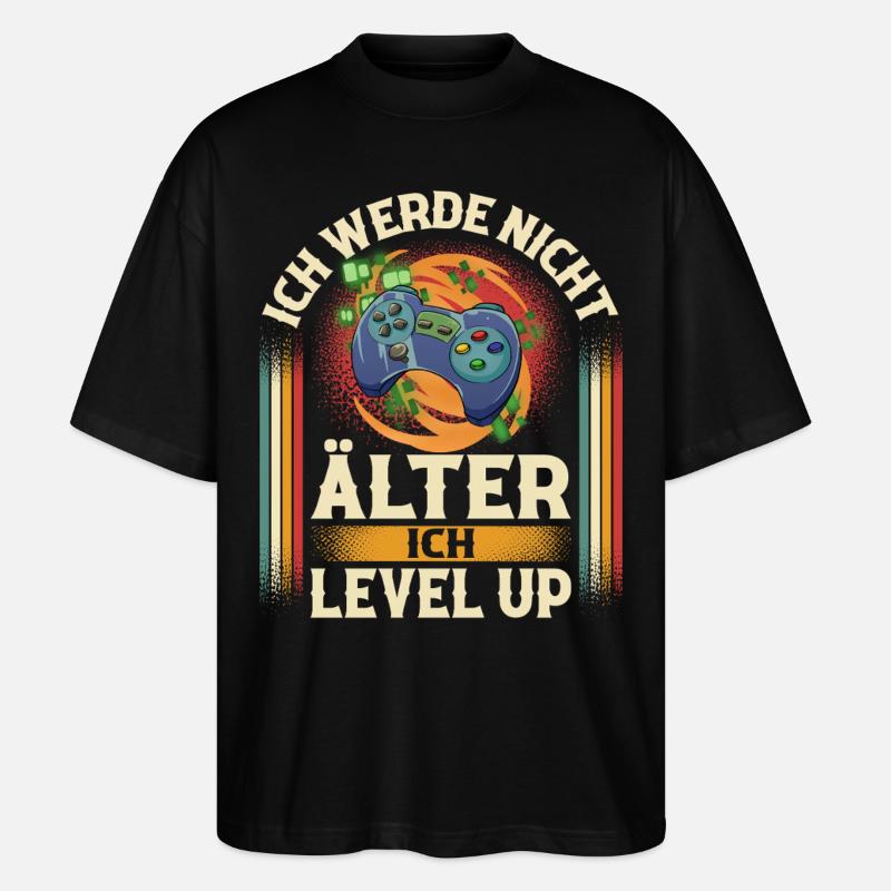 Gaming - Stanley/Stella Oversized Unisex Bio T-Shirt Blaster 2.0 - Schwarz