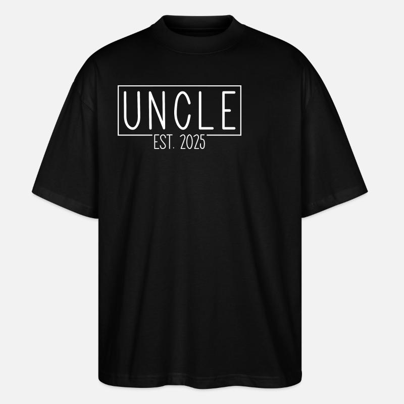 Uncle Est. 2025 - Stanley/Stella Oversized Unisex Organic T-shirt Blaster 2.0 - black