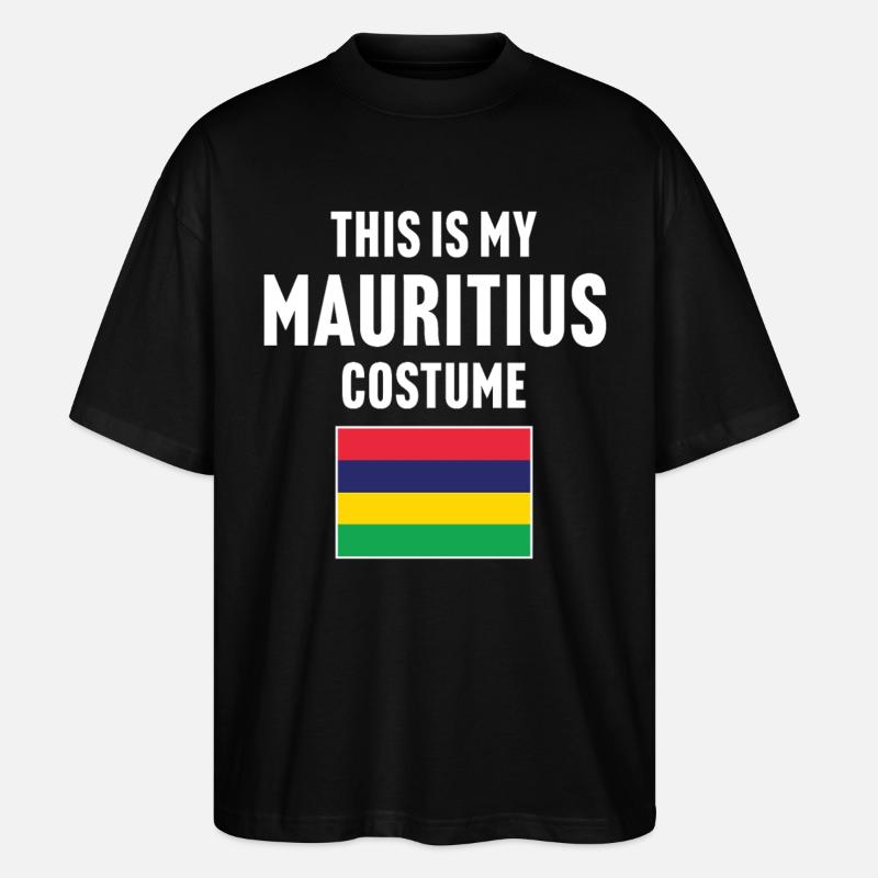 This my Mauritius costume - Stanley/Stella Oversized Unisex Organic T-shirt Blaster 2.0 - black
