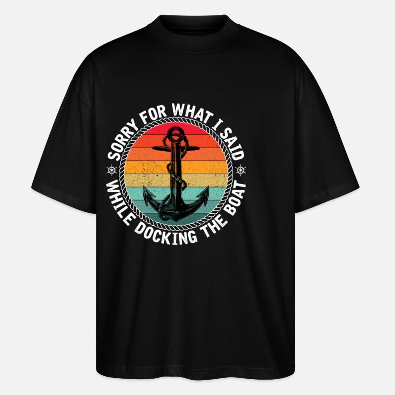 Captain - Stanley/Stella Oversized Unisex Organic T-shirt Blaster 2.0 - black