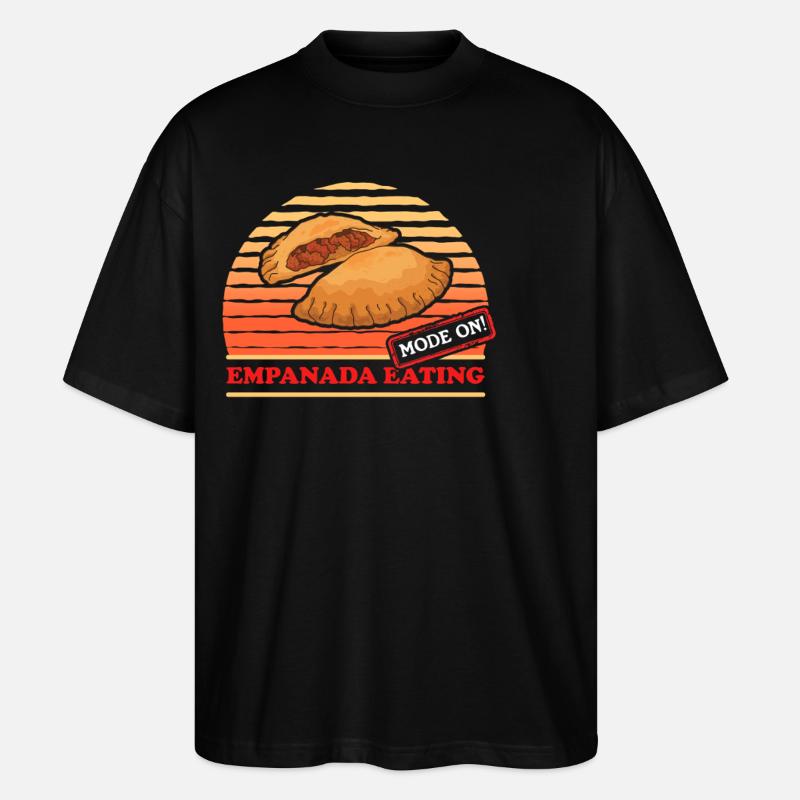 Empanada Empanadas Dumpling Gift - Stanley/Stella Oversized Unisex Organic T-shirt Blaster 2.0 - black