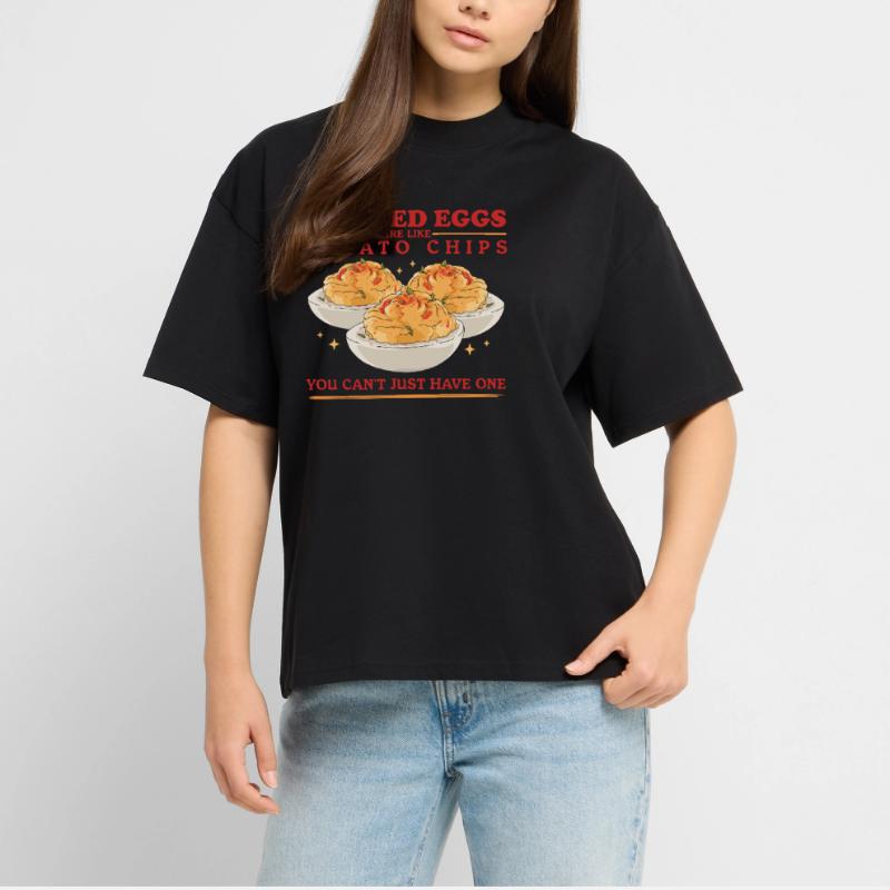 Stuffed Eggs Deviled Eggs Gifts Stanley/Stella Oversized Unisex Organic T-shirt Blaster 2.0