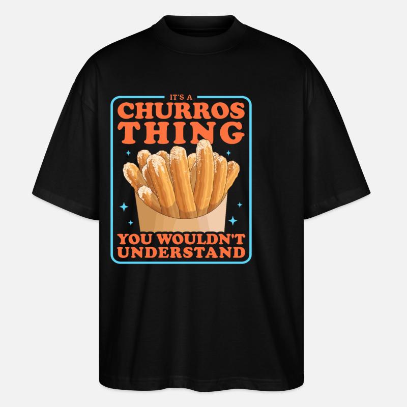 Churros Baker Churro Cadeaux - T-shirt bio Blaster 2.0 coupe oversize Stanley/Stella Unisexe - noir