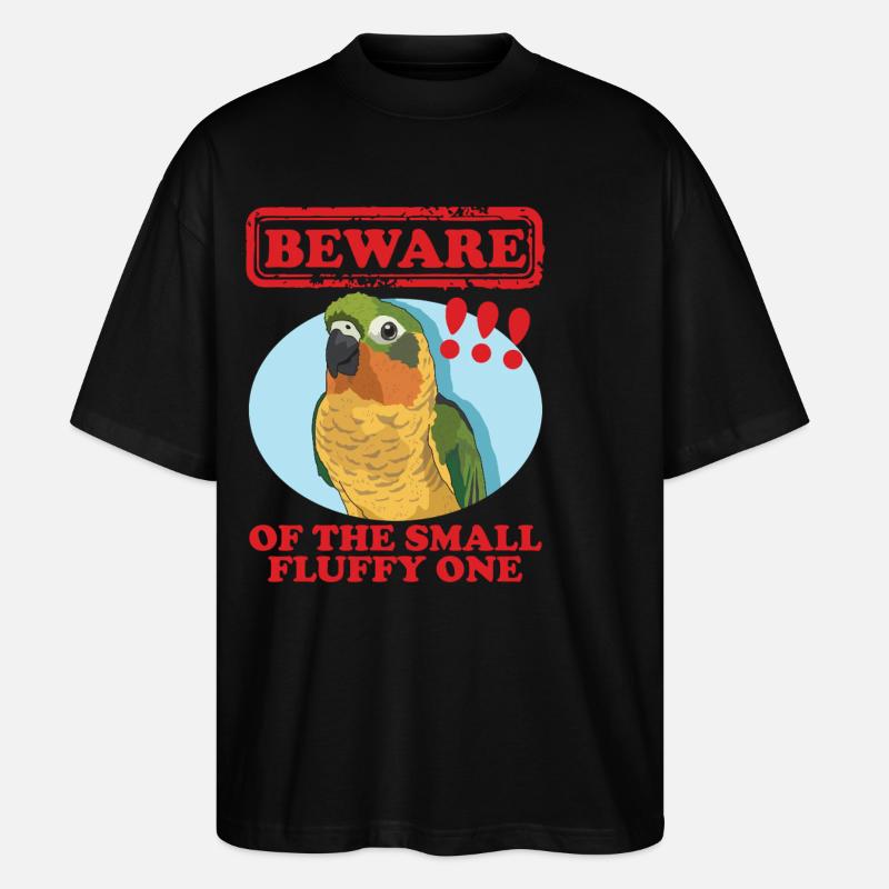 Conure Parrots Conures Gifts - Stanley/Stella Oversized Unisex Organic T-shirt Blaster 2.0 - black