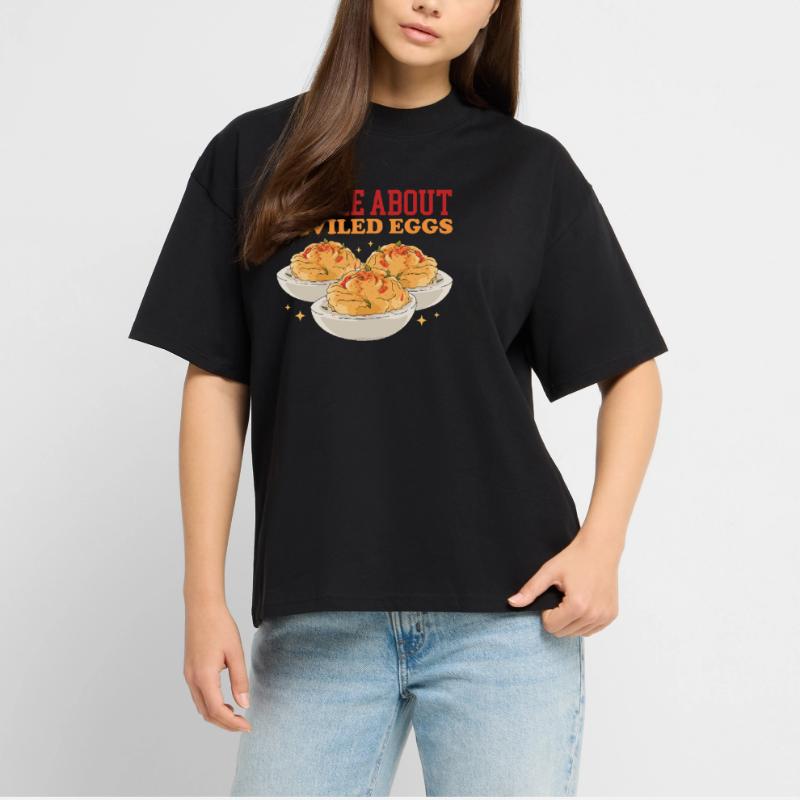 Stuffed Eggs Deviled Eggs Gift Stanley/Stella Oversized Unisex Organic T-shirt Blaster 2.0
