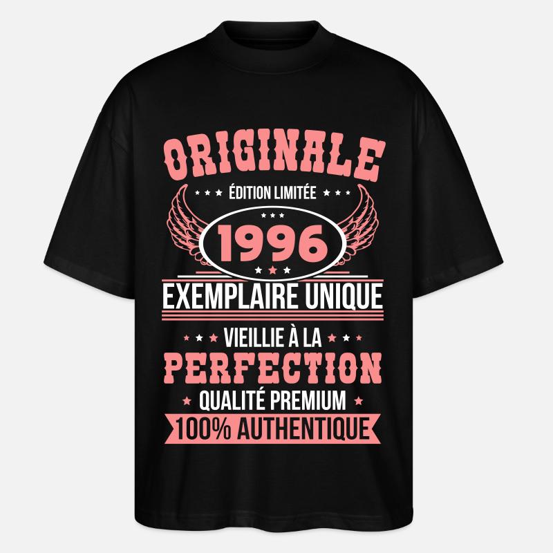 1996 – Unique example – Premium quality - Stanley/Stella Oversized Unisex Organic T-shirt Blaster 2.0 - black