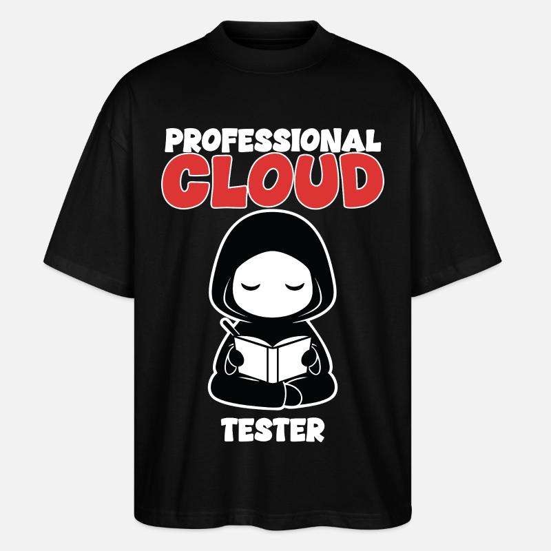 Humor Professional Cloud Tester Manga - Stanley/Stella Oversized Unisex Bio T-Shirt Blaster 2.0 - Schwarz