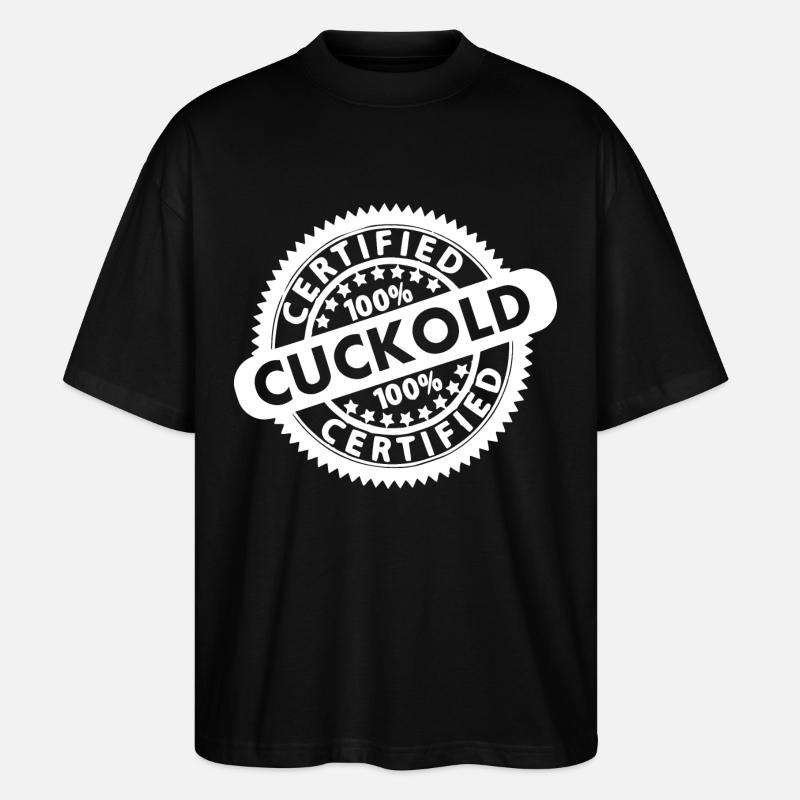 cuckold - Stanley/Stella Oversized Unisex Bio T-Shirt Blaster 2.0 - Schwarz