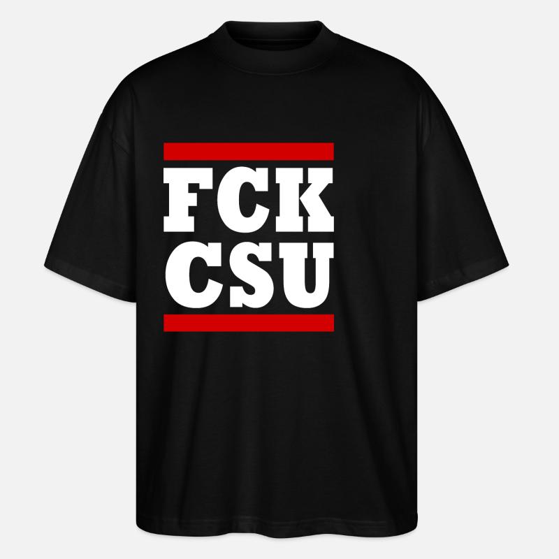 Fck csu - T-shirt bio Blaster 2.0 coupe oversize Stanley/Stella Unisexe - noir