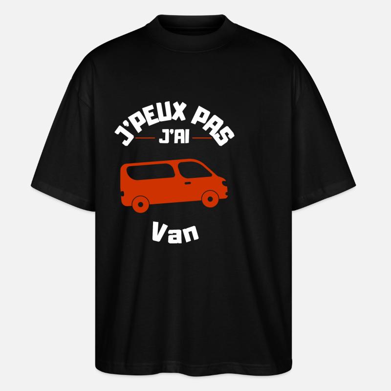 J'peux pas j'ai Van - T-shirt bio Blaster 2.0 coupe oversize Stanley/Stella Unisexe - noir