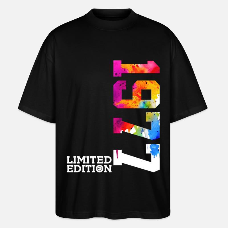 49E ANNIVERSAIRE ÉDITION LIMITÉE 1977 - T-shirt bio Blaster 2.0 coupe oversize Stanley/Stella Unisexe - noir