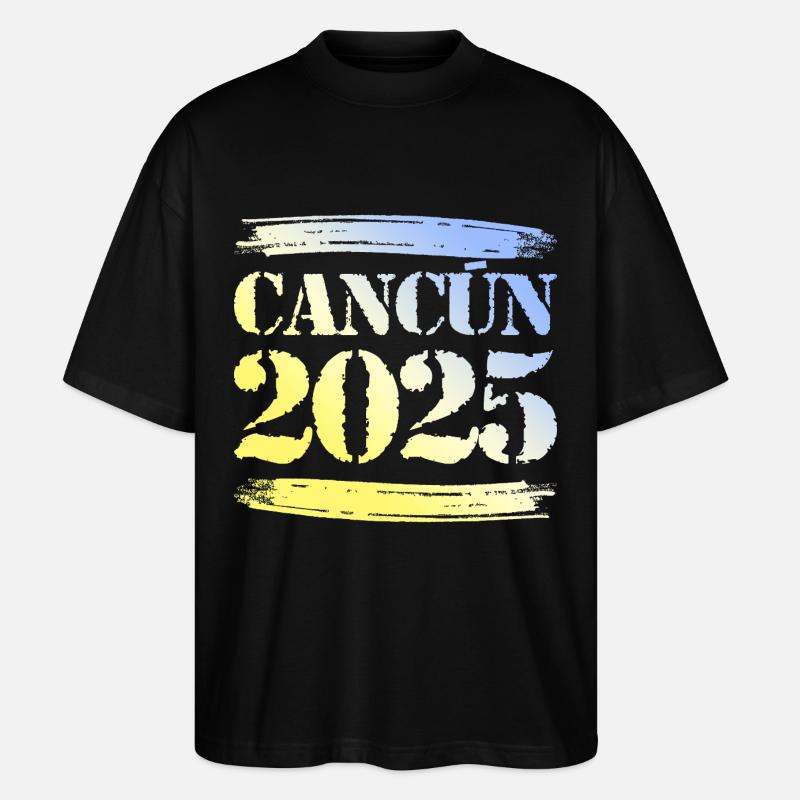 Cancun 2025 - Stanley/Stella Oversized Unisex Bio T-Shirt Blaster 2.0 - Schwarz