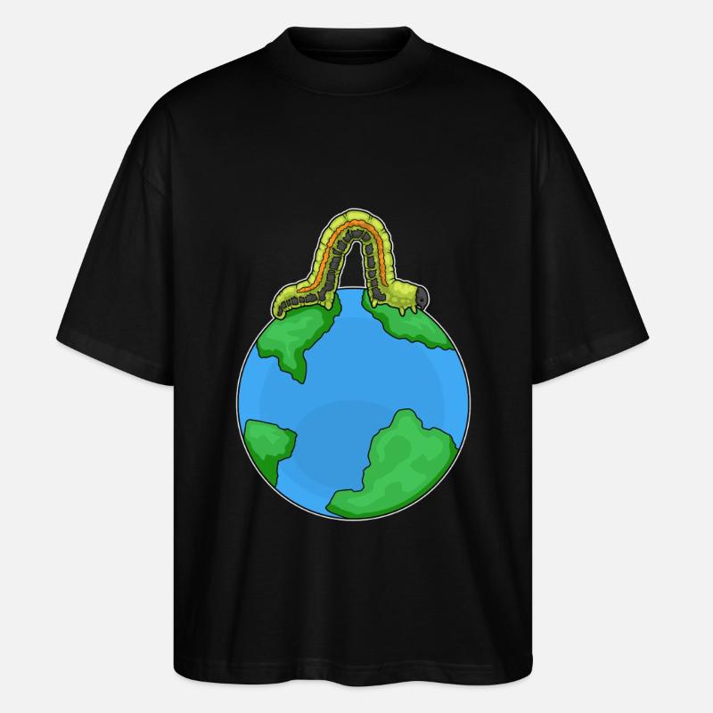 Chenille Terre - T-shirt bio Blaster 2.0 coupe oversize Stanley/Stella Unisexe - noir