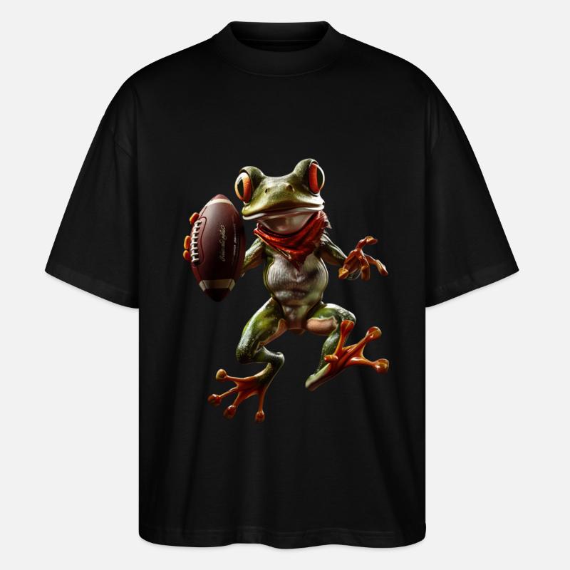 Frosch - Stanley/Stella Oversized Unisex Bio T-Shirt Blaster 2.0 - Schwarz