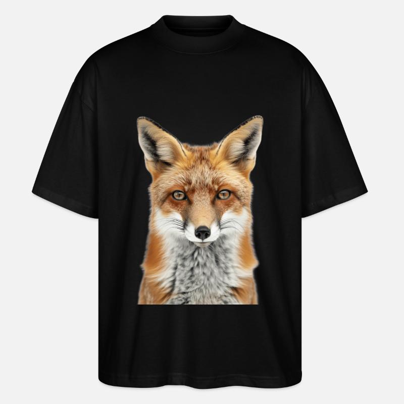 Fox - Stanley/Stella Oversized Unisex Organic T-shirt Blaster 2.0 - black