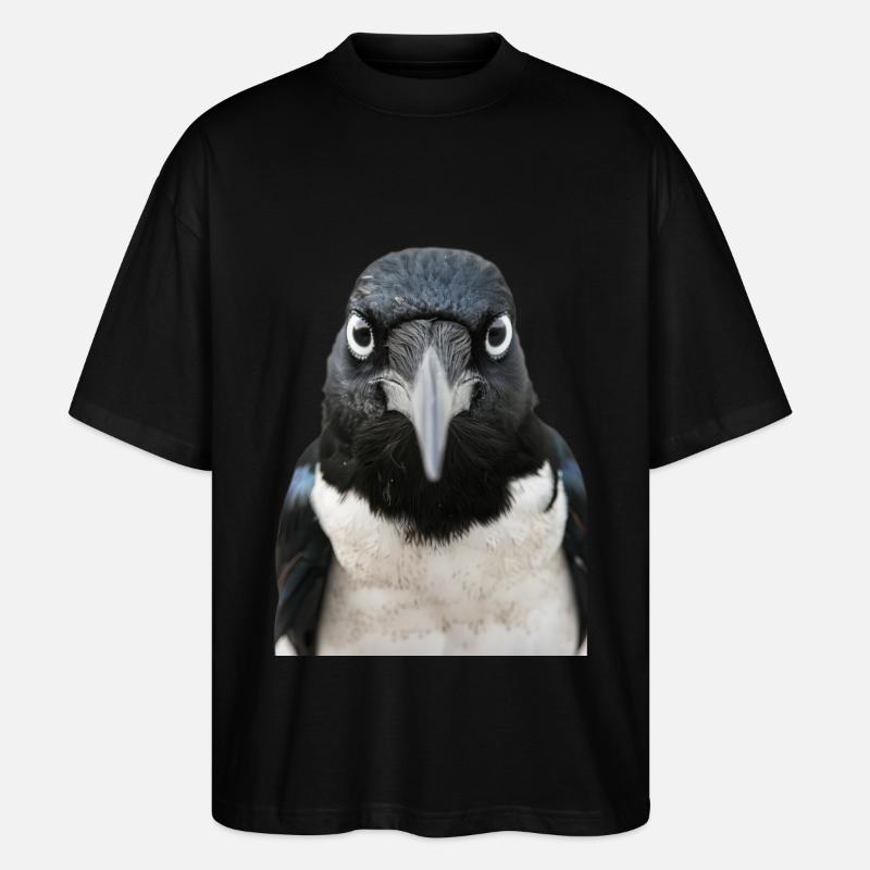 Elster - Stanley/Stella Oversized Unisex Bio T-Shirt Blaster 2.0 - Schwarz