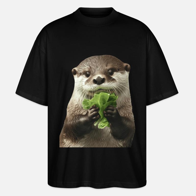 Otter - Stanley/Stella Oversized Unisex Bio T-Shirt Blaster 2.0 - Schwarz