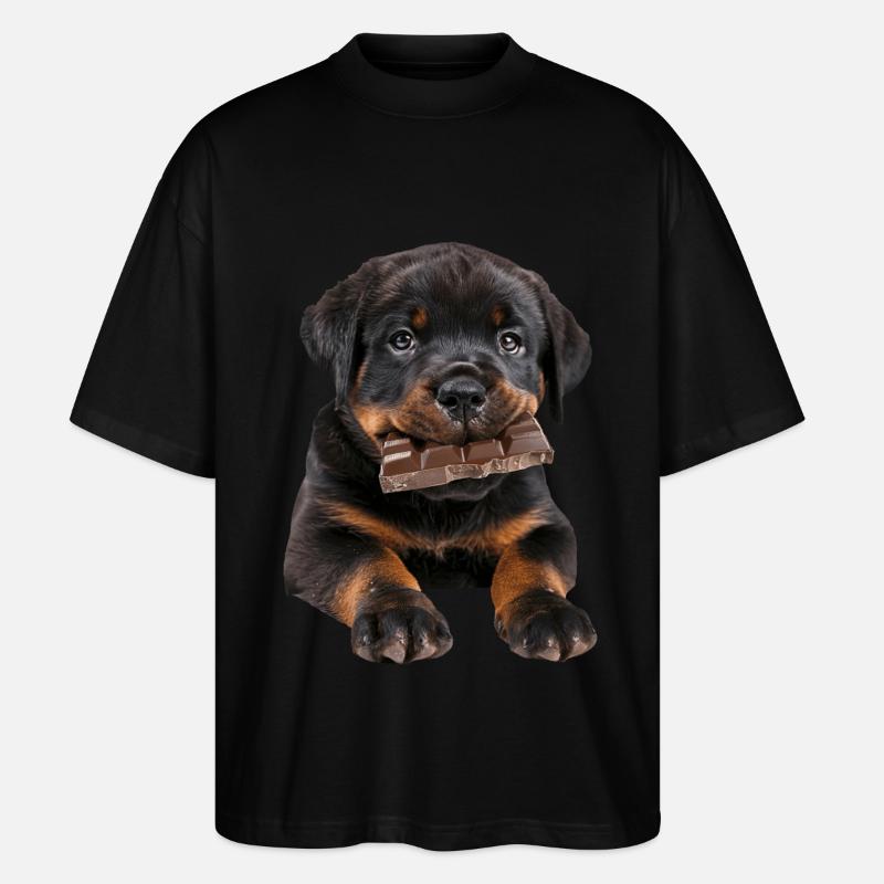 Rottweiler - Stanley/Stella Oversized Unisex Bio T-Shirt Blaster 2.0 - Schwarz