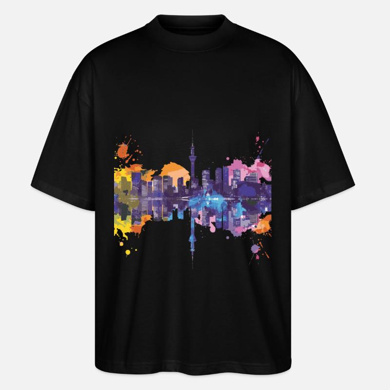 Saitama - T-shirt bio Blaster 2.0 coupe oversize Stanley/Stella Unisexe - noir
