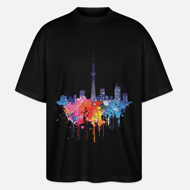Sano - Stanley/Stella Oversized Unisex Bio T-Shirt Blaster 2.0 - Schwarz