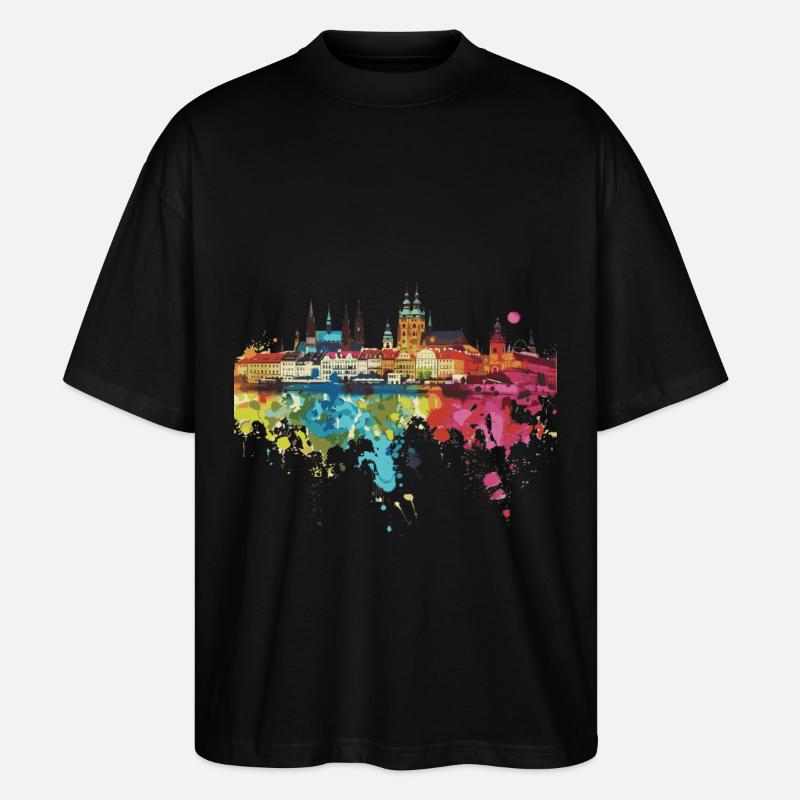 Tczew - T-shirt bio Blaster 2.0 coupe oversize Stanley/Stella Unisexe - noir
