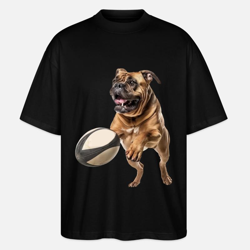 Bullmastiff - Stanley/Stella Oversized Unisex Bio T-Shirt Blaster 2.0 - Schwarz