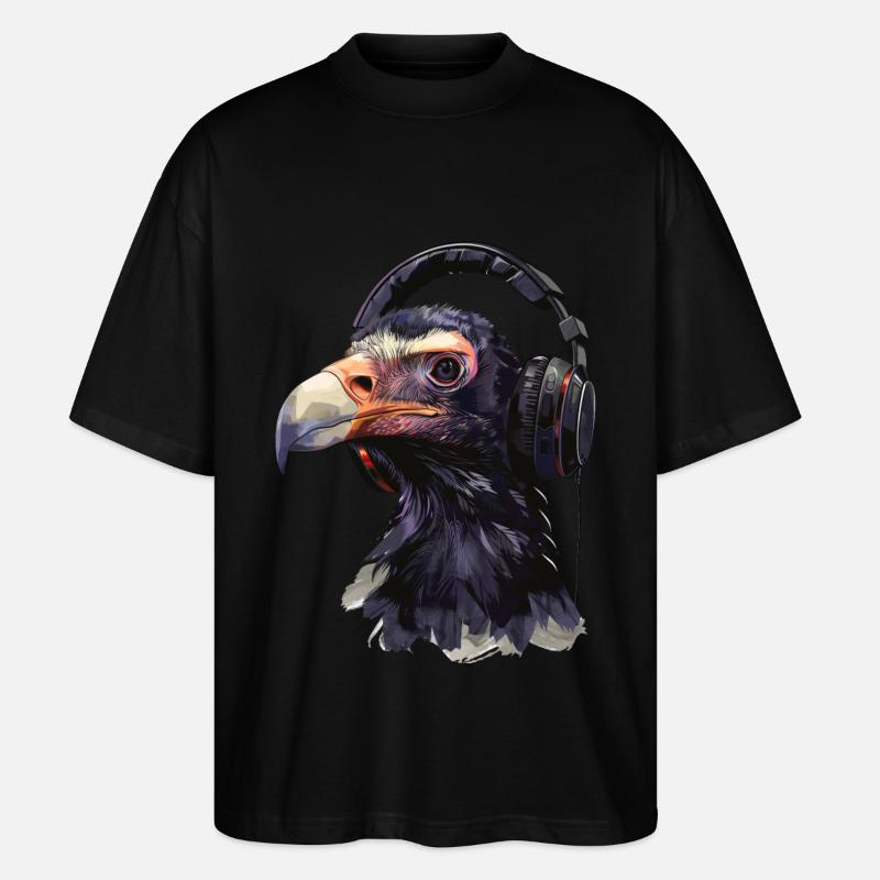 Geier - Stanley/Stella Oversized Unisex Bio T-Shirt Blaster 2.0 - Schwarz