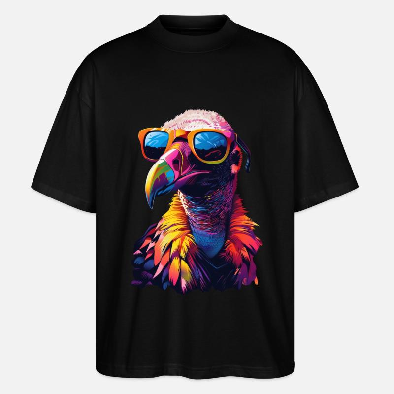 Geier - Stanley/Stella Oversized Unisex Bio T-Shirt Blaster 2.0 - Schwarz