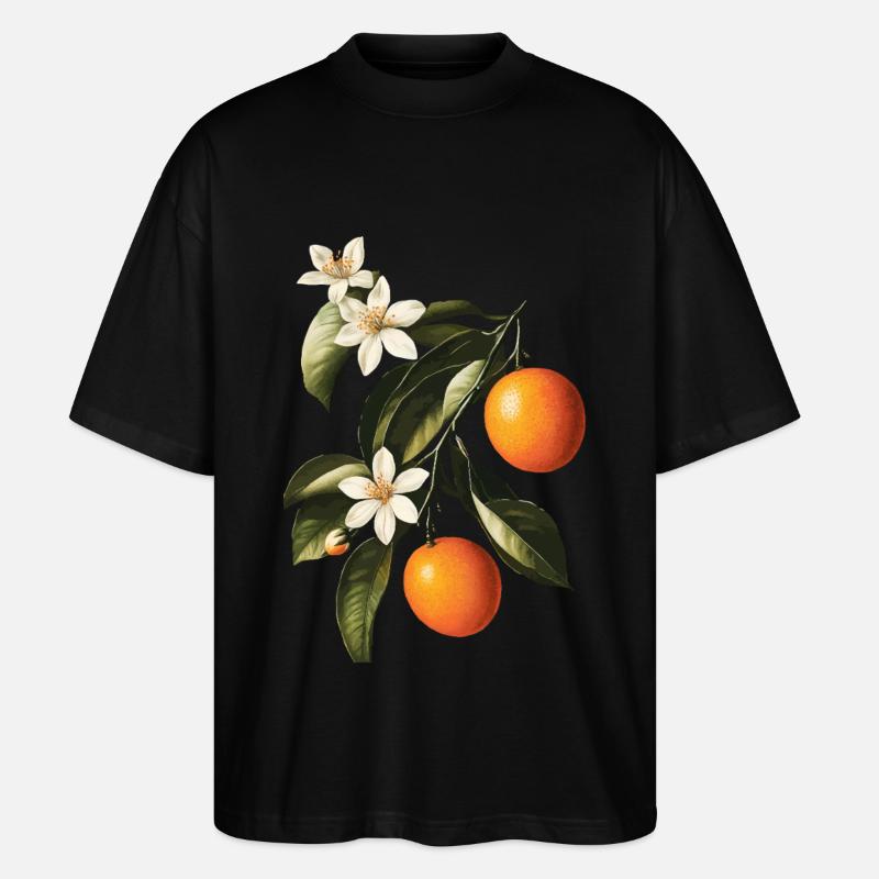 Orange - Stanley/Stella Oversized Unisex Bio T-Shirt Blaster 2.0 - Schwarz