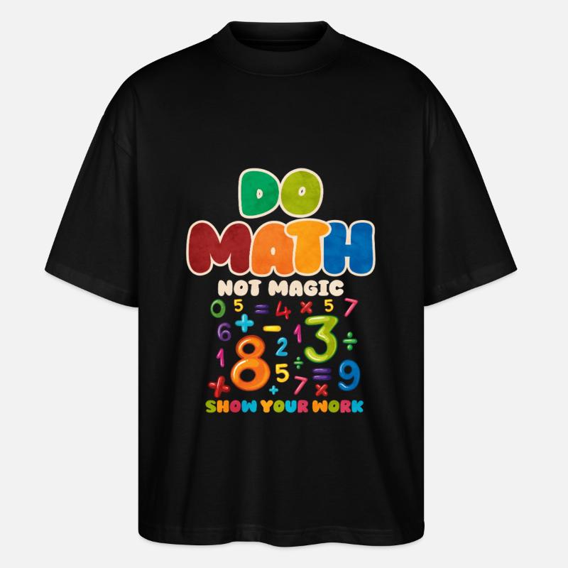 Mathe - Stanley/Stella Oversized Unisex Bio T-Shirt Blaster 2.0 - Schwarz
