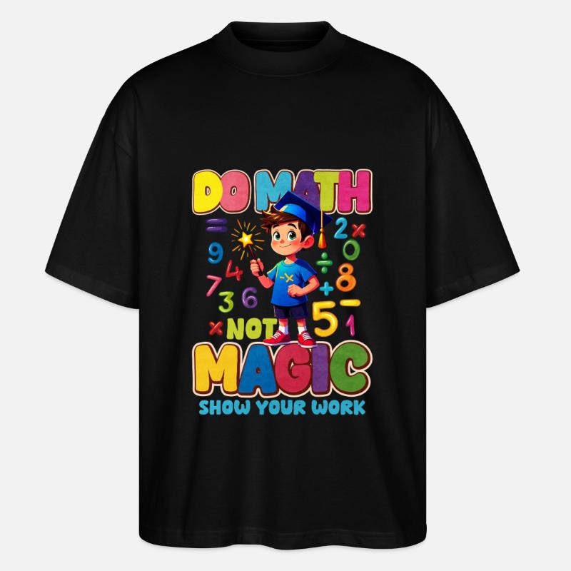 Mathe - Stanley/Stella Oversized Unisex Bio T-Shirt Blaster 2.0 - Schwarz