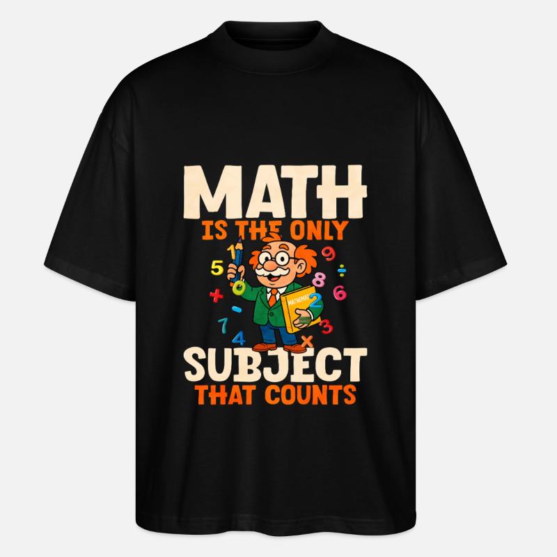 Math - Stanley/Stella Oversized Unisex Organic T-shirt Blaster 2.0 - black