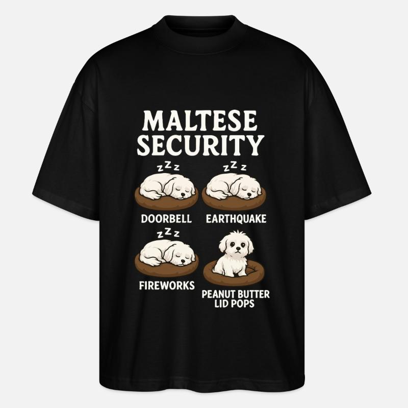 Malteser - Stanley/Stella Oversized Unisex Bio T-Shirt Blaster 2.0 - Schwarz