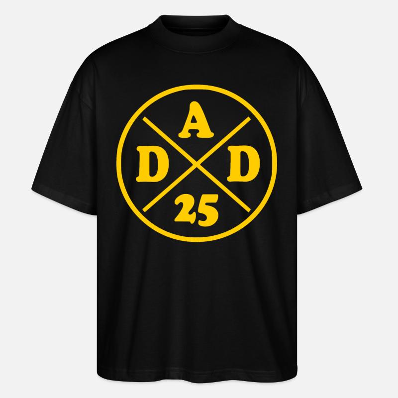 Dad 2025 - dad 25 - T-shirt bio Blaster 2.0 coupe oversize Stanley/Stella Unisexe - noir