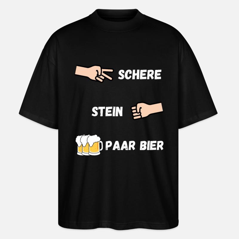  Karneval Party Lustig - Stanley/Stella Oversized Unisex Bio T-Shirt Blaster 2.0 - Schwarz