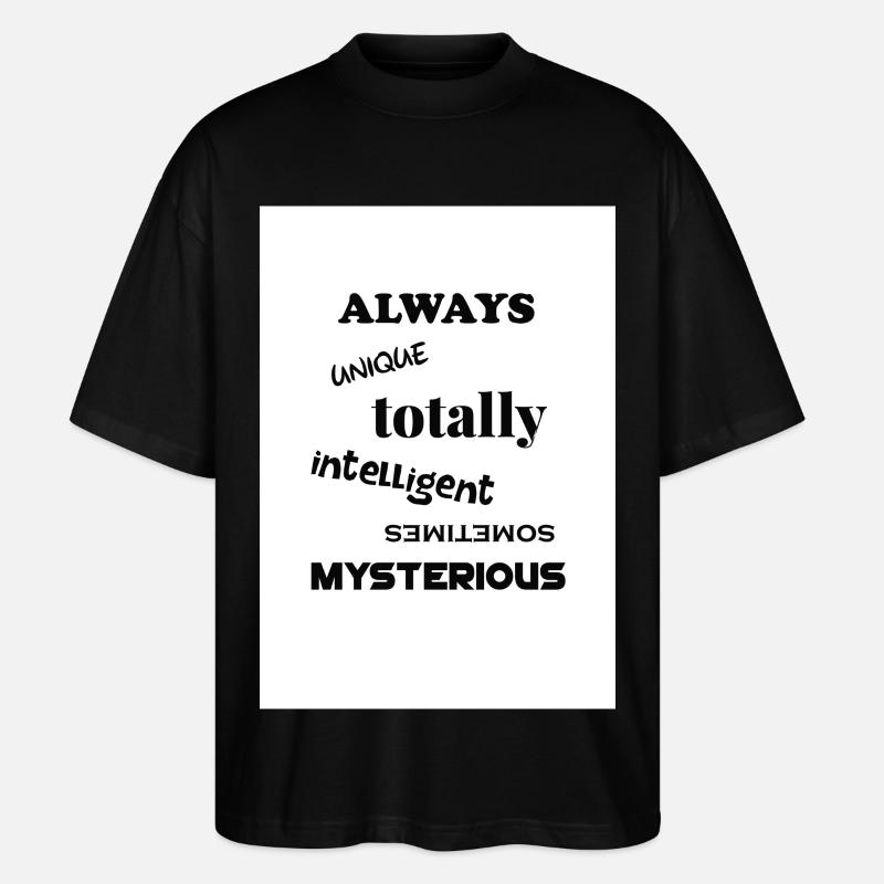 Autismus - Stanley/Stella Oversized Unisex Bio T-Shirt Blaster 2.0 - Schwarz
