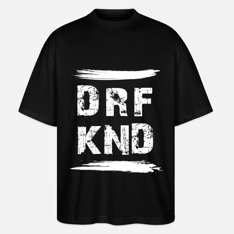DORFKIND - Stanley/Stella Oversized Unisex Bio T-Shirt Blaster 2.0 - Schwarz