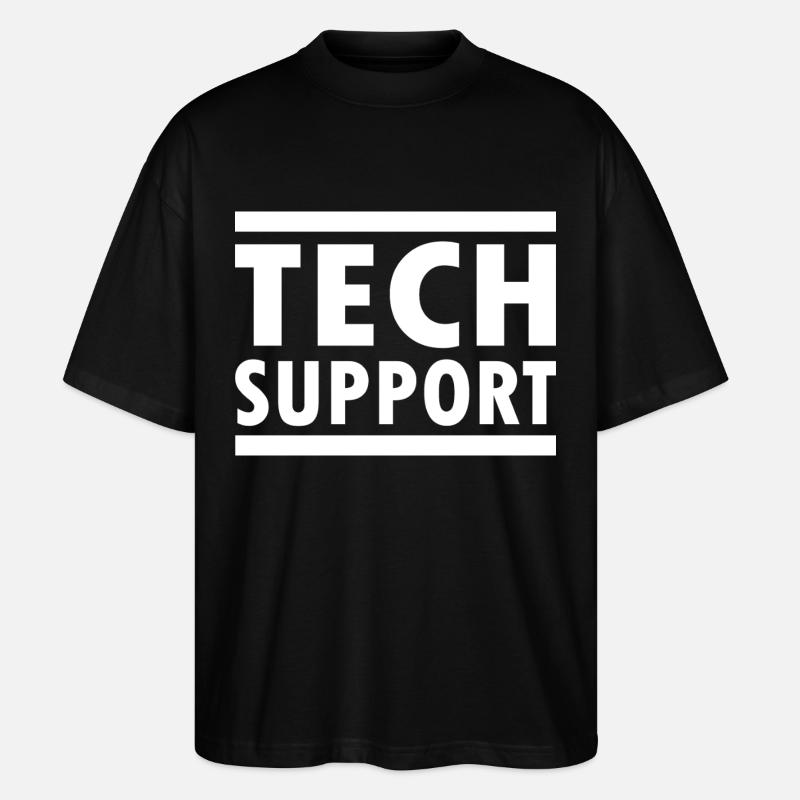 tech support - T-shirt bio Blaster 2.0 coupe oversize Stanley/Stella Unisexe - noir
