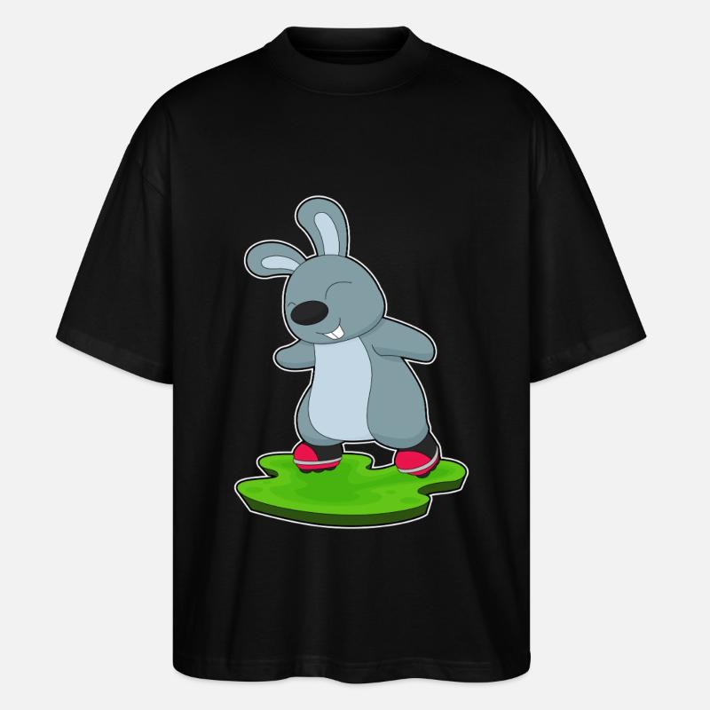 Hase Rollers Rollers - T-shirt bio Blaster 2.0 coupe oversize Stanley/Stella Unisexe - noir