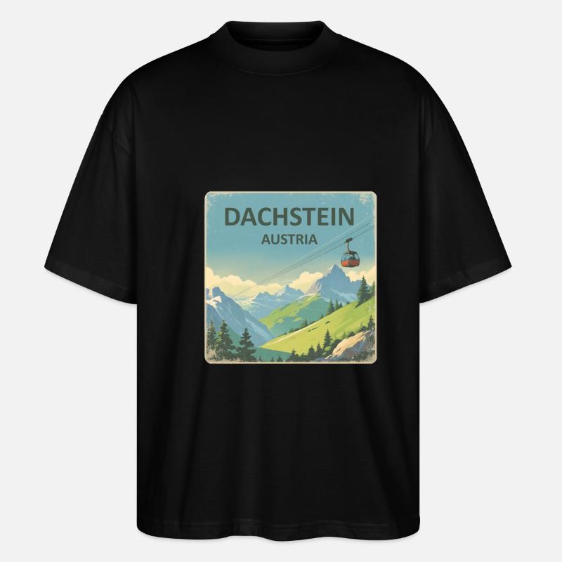 Dachstein - Stanley/Stella Oversized Unisex Bio T-Shirt Blaster 2.0 - Schwarz