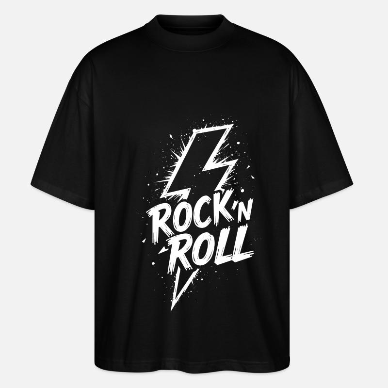 Rock 'n' Roll Blitz - Stanley/Stella Oversized Unisex Organic T-shirt Blaster 2.0 - black