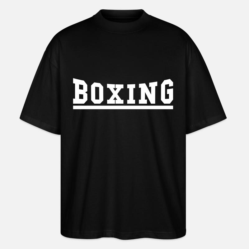 BOXING - Stanley/Stella Oversized Unisex Bio T-Shirt Blaster 2.0 - Schwarz