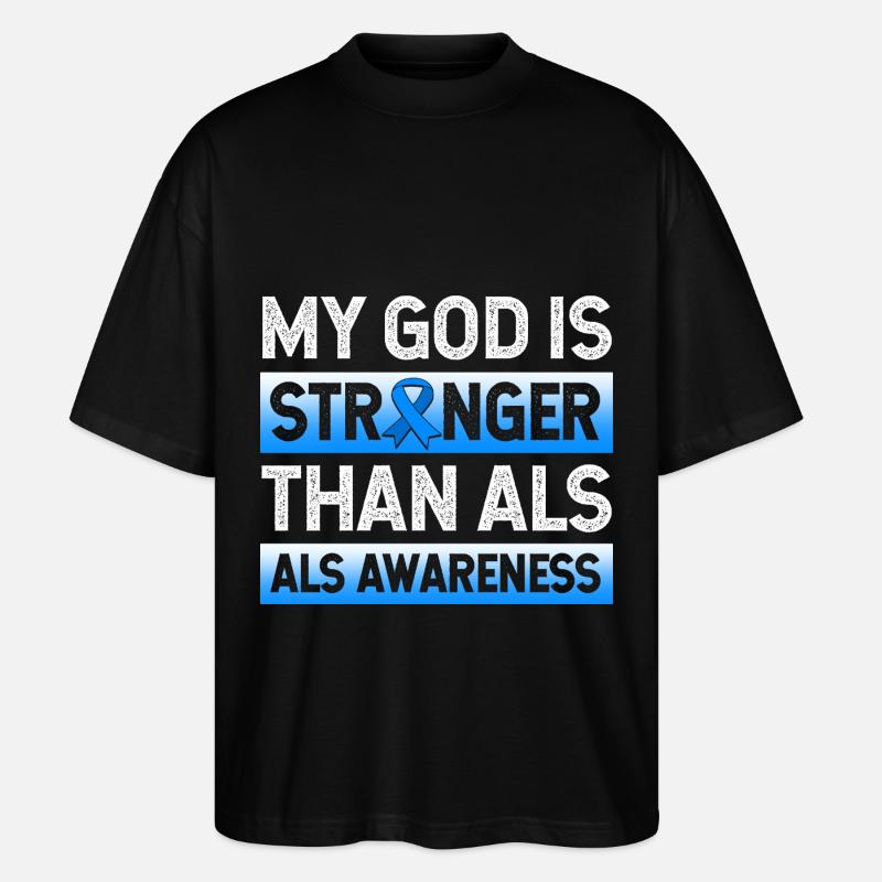 Maladie nerveuse SLA - T-shirt bio Blaster 2.0 coupe oversize Stanley/Stella Unisexe - noir