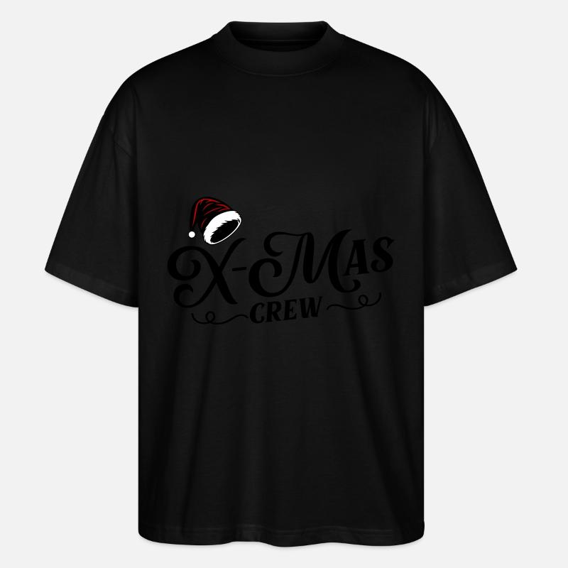 Noël de l’équipage de Noël - T-shirt bio Blaster 2.0 coupe oversize Stanley/Stella Unisexe - noir