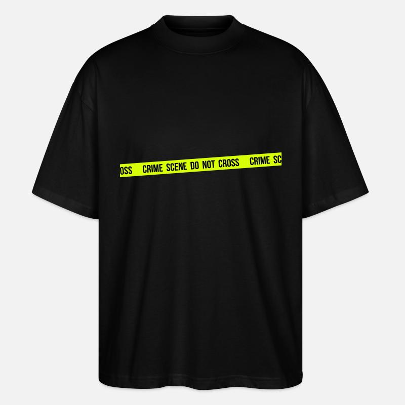 Crime scene do not cross - T-shirt bio Blaster 2.0 coupe oversize Stanley/Stella Unisexe - noir